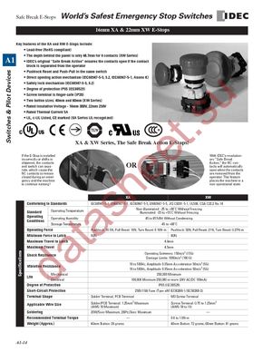 XA1E-BV402-R datasheet  